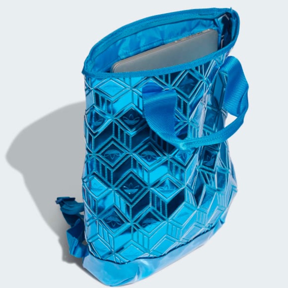 🔥EUC/Adidas Original Backpack/Blue Bird - Picture 2 of 7